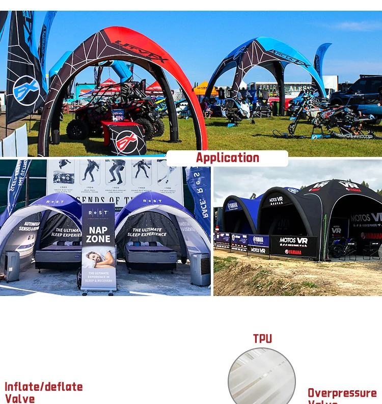 Outdoor Business Inflatable Air Tent Uv-Retardant Air Tent Pvc ...
