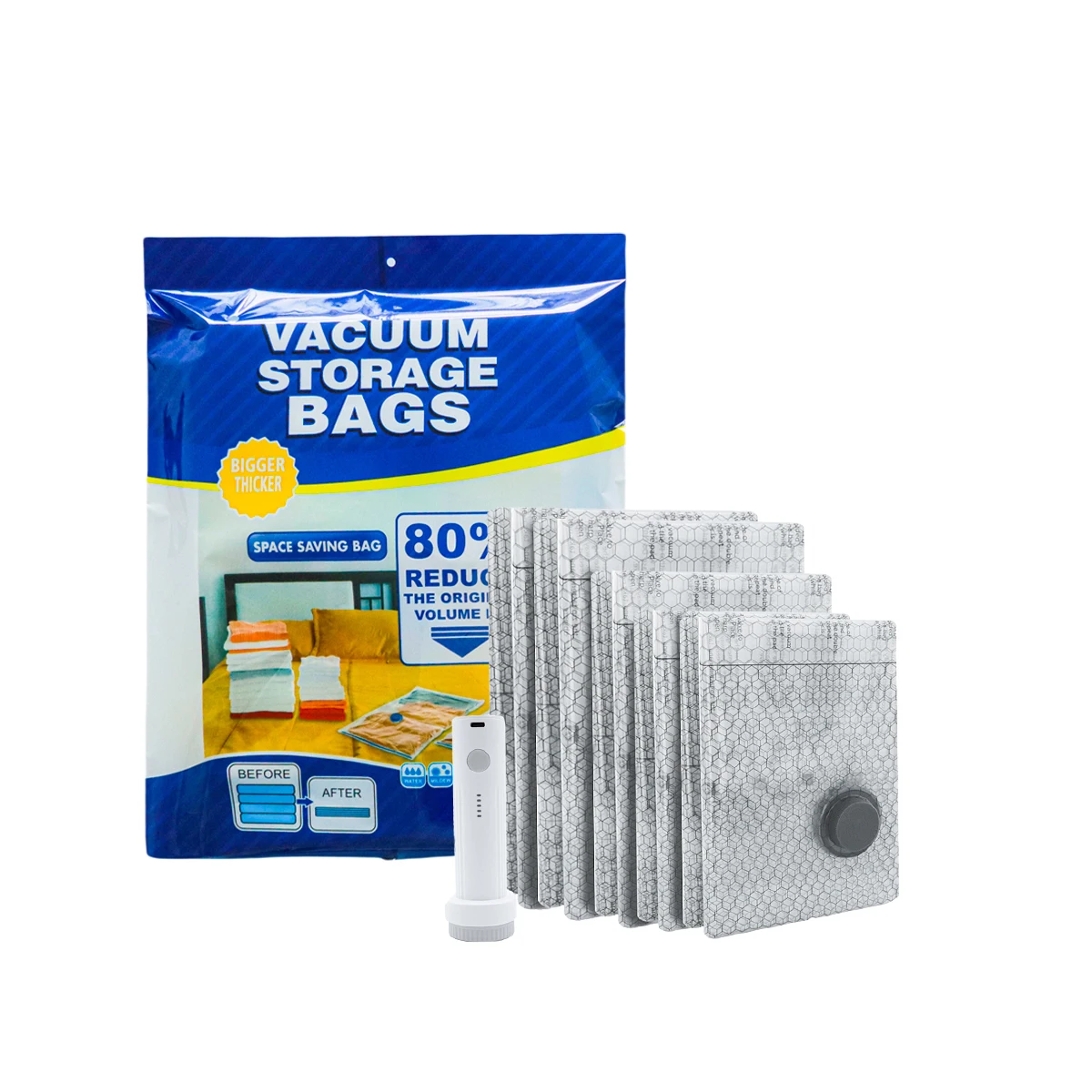 High-Performance Travel Compression Bag Waterproof and Anti-Damp Vacuum Storage to Protect Stored Items From Moisture