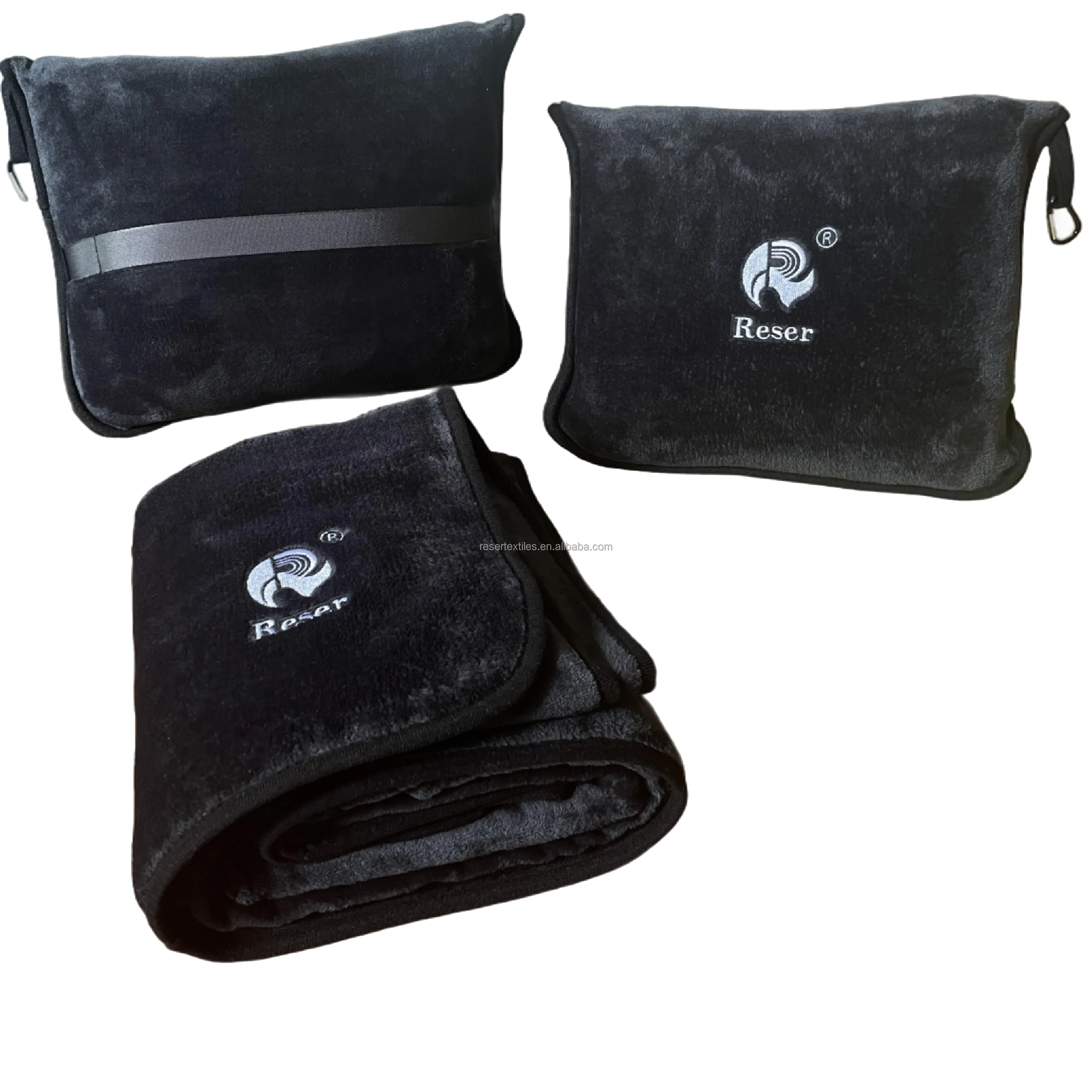 Fashional Premium Promotional Gift Handbag Shopping Sports Hiking Camping Aircraft Car Travel Picnics Party Throw Blanket 100%