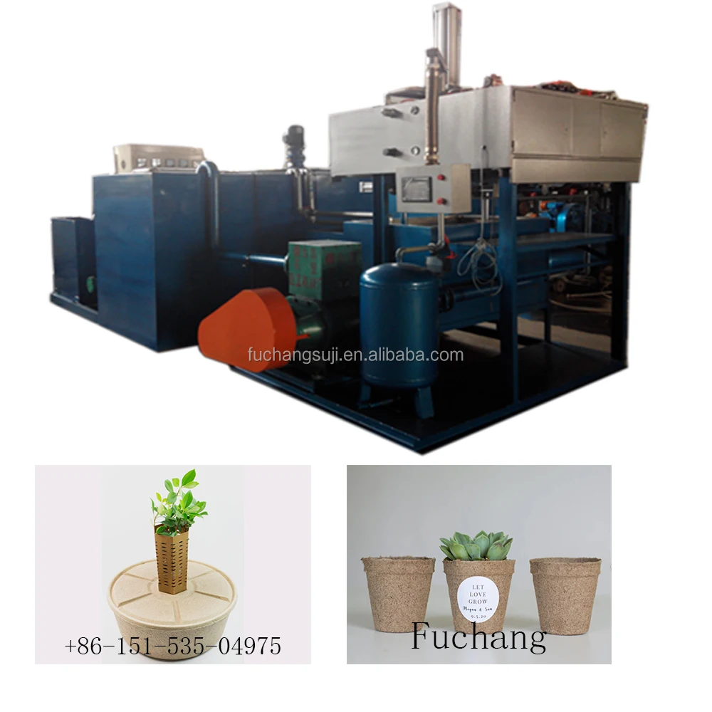 Biodegradable Cocoon Pot Planter Forming Machinery- Peat Pot Making Machine