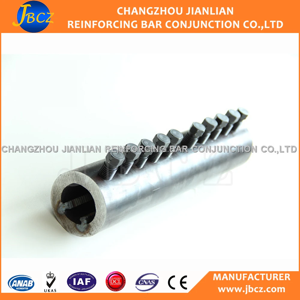 Rebar Couplers Steel Rebar Joint Sleeve Bolted Rebar Coupler - Buy ...