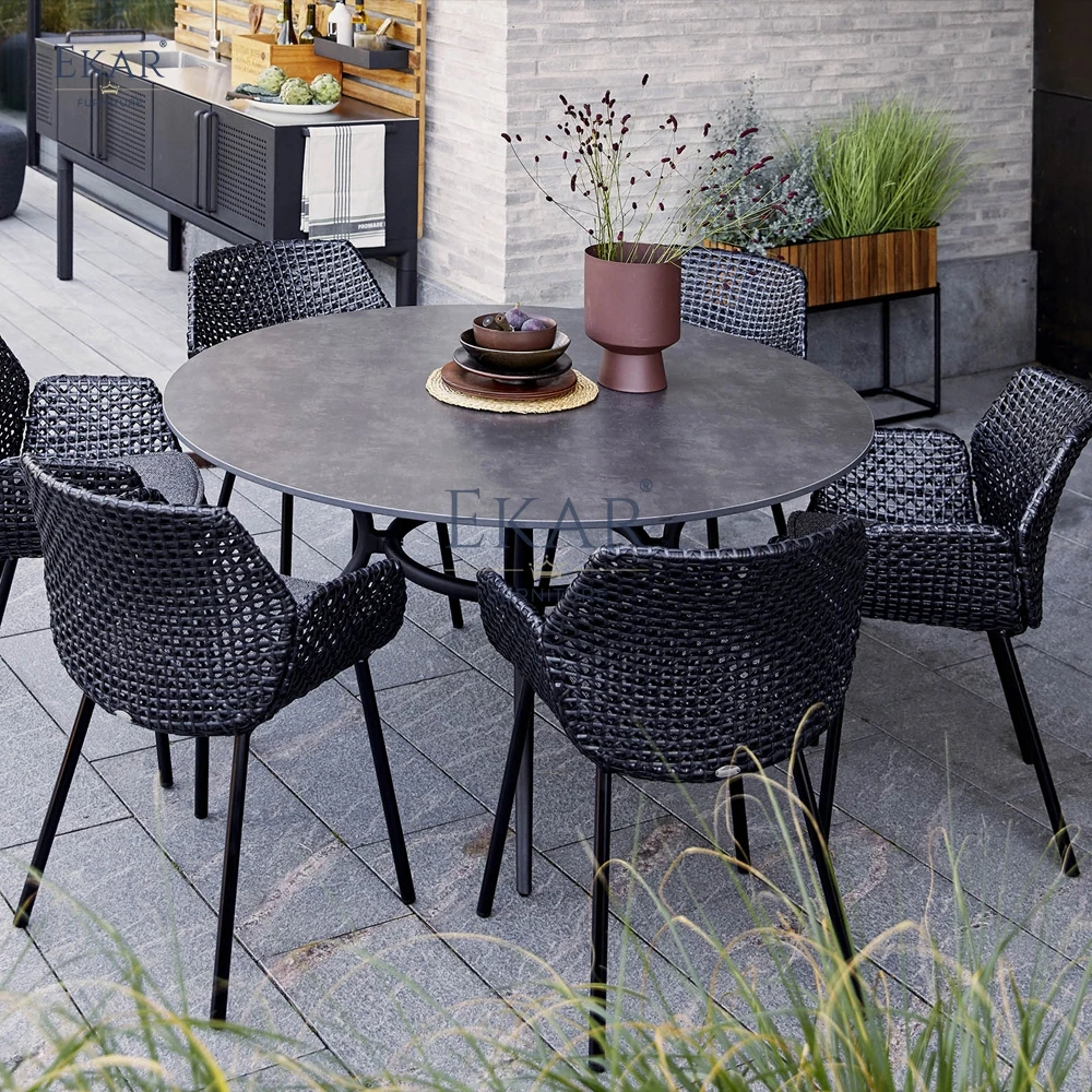 product modern round outdoor dining table with durable weather resistant design-62