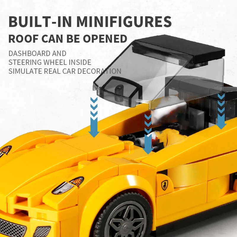 SEMBO BLOCK 607105-607108 Educational Car Building Kit