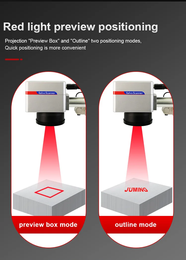 High Quality Laser of 20W 30W 50W the Portable Fiber Laser Marking Machine for Metal factory