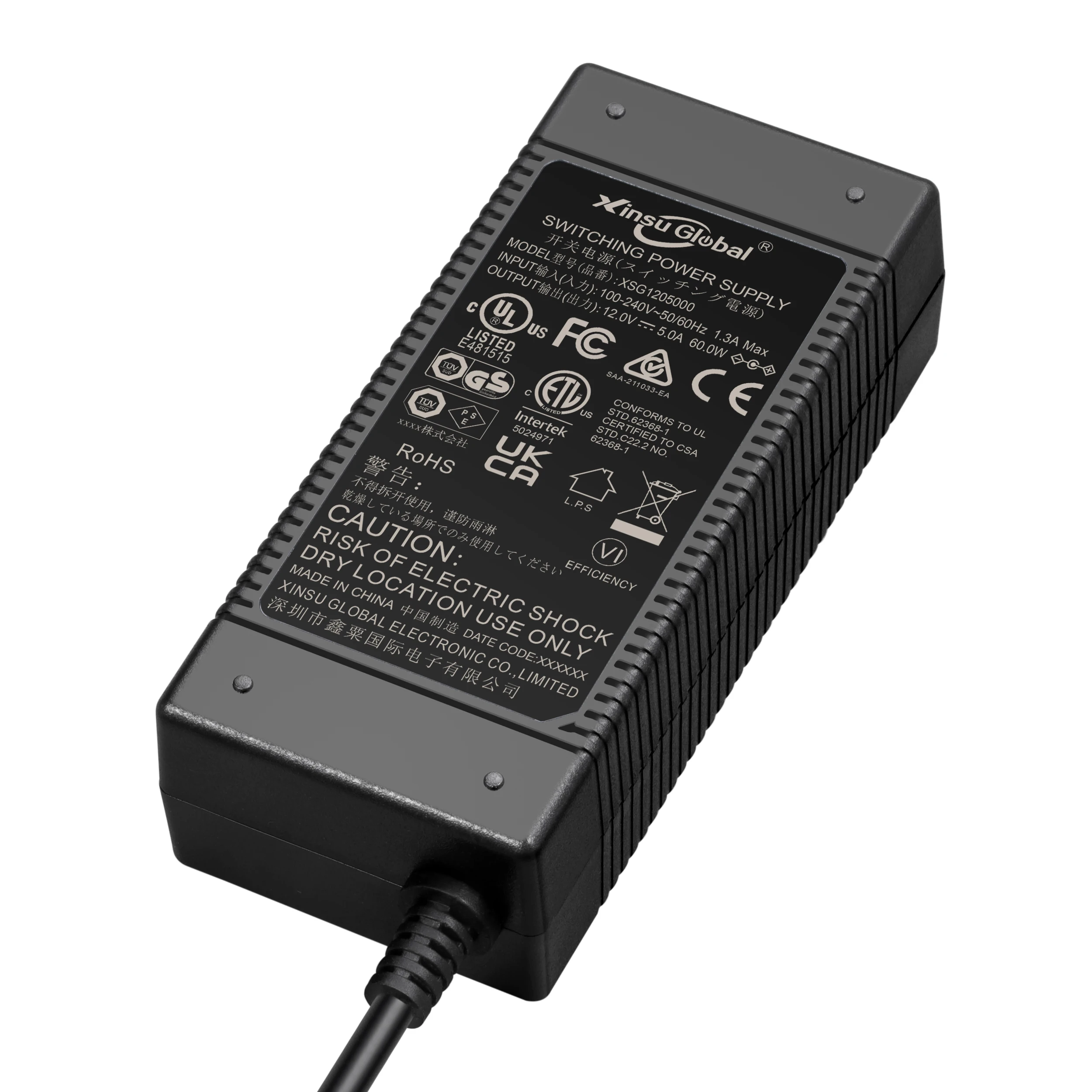 Desktop Power Adapter 30V 2A Switching Power Supply for Power Tool Robotic Pool Cleaner Medical Equipment