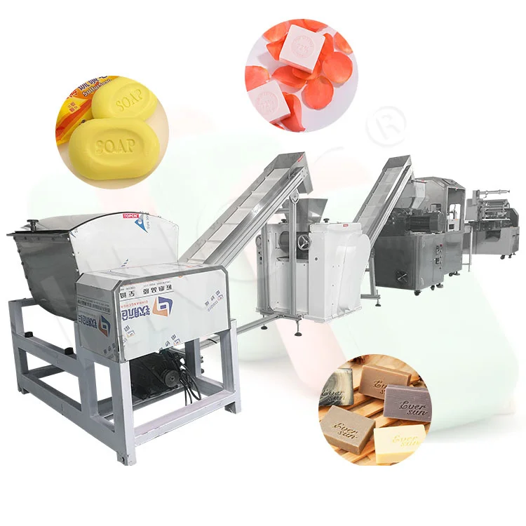 HNOC Laundry Soap Make Machine Low Price Automatic Small Scale Soap Shape Make Equipment Set for Sale