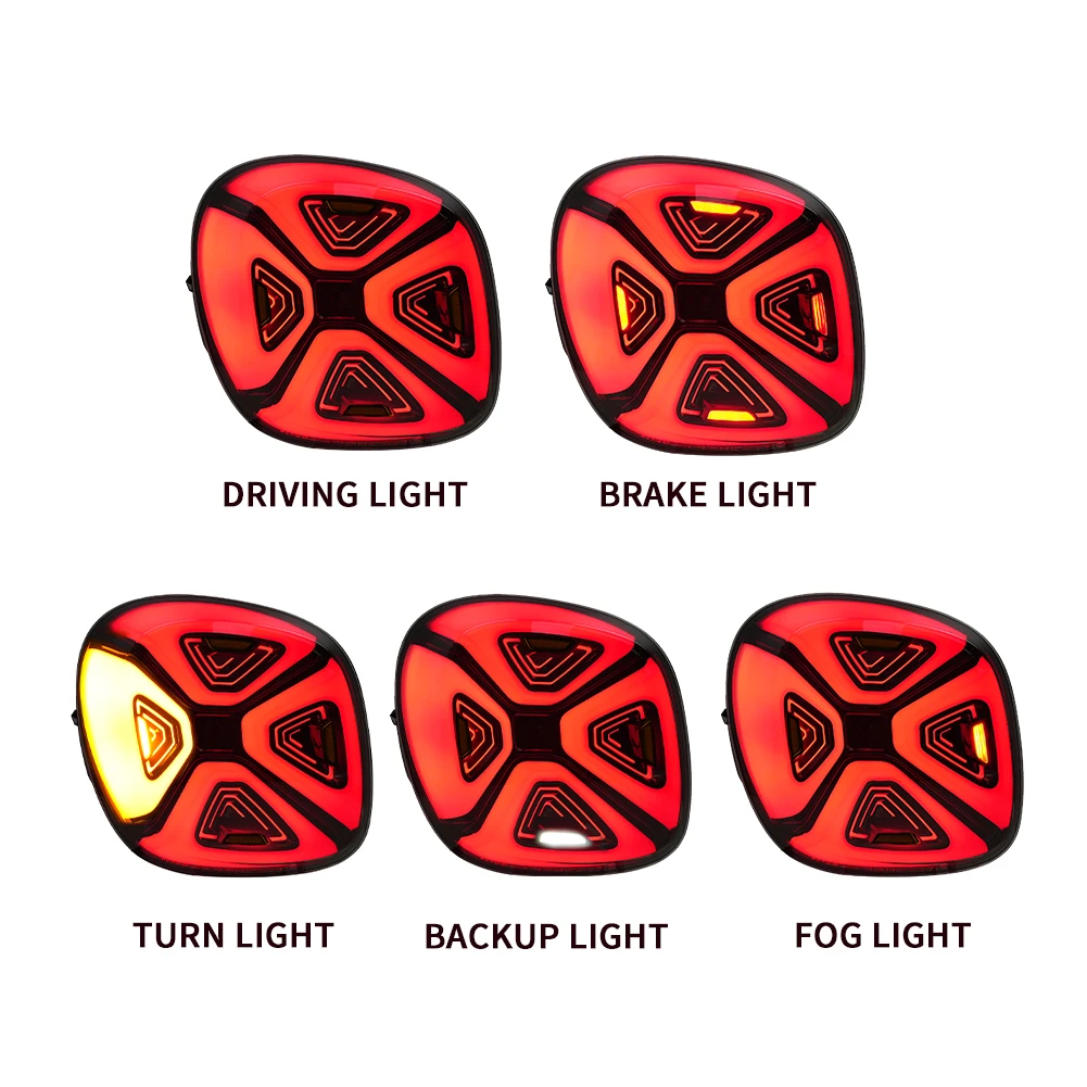 YIAALUX  For Mercedes-Benz Smart 15-19 tail lamp assembly modified LED brake lamp Auto accessories manufacture