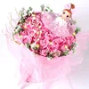 33 bouquets of chiffon powder + crown + little princess