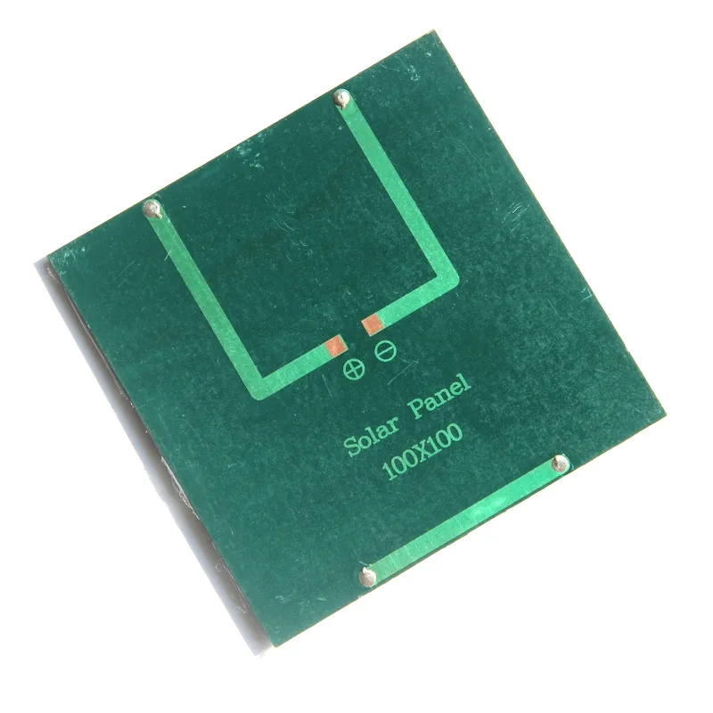 Wholesale Custom 1.2W Mini Small Size Solar Panel 12V Battery Charger 100mm X 100mm Solar Cells