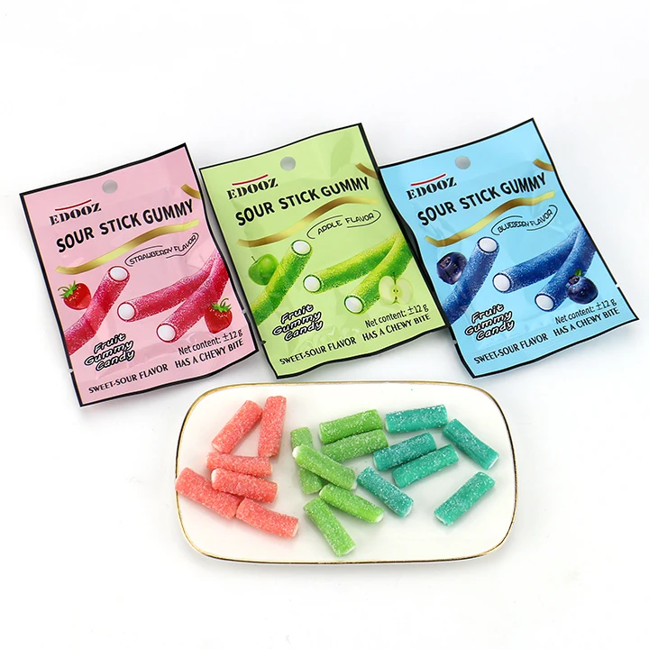Sour stick candy