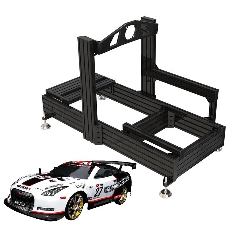 Sim Racing Set Arm Hanging Monitor Stand 4080 T Slot Aluminum Extrusion Profile Sim Racing Rig Race Car Truck Driving Simulator