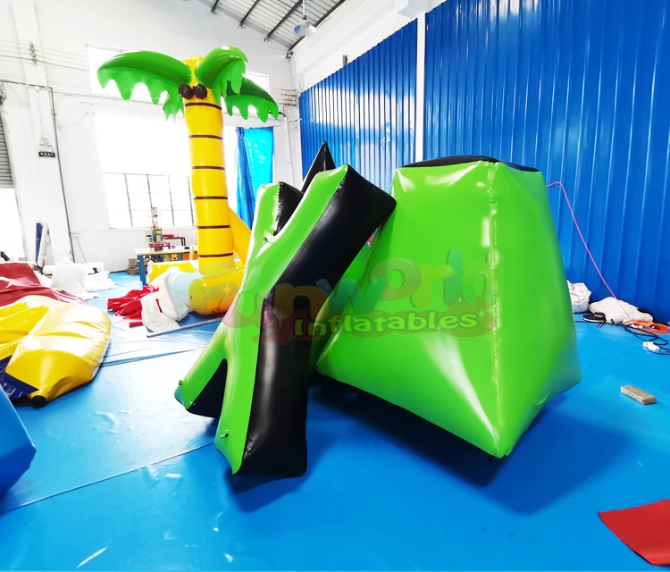 Commercial Wholesale Interactive Sport Games Bunkers Gonflable Shooting Obstacle Barrier Inflatable Bunker Paintball