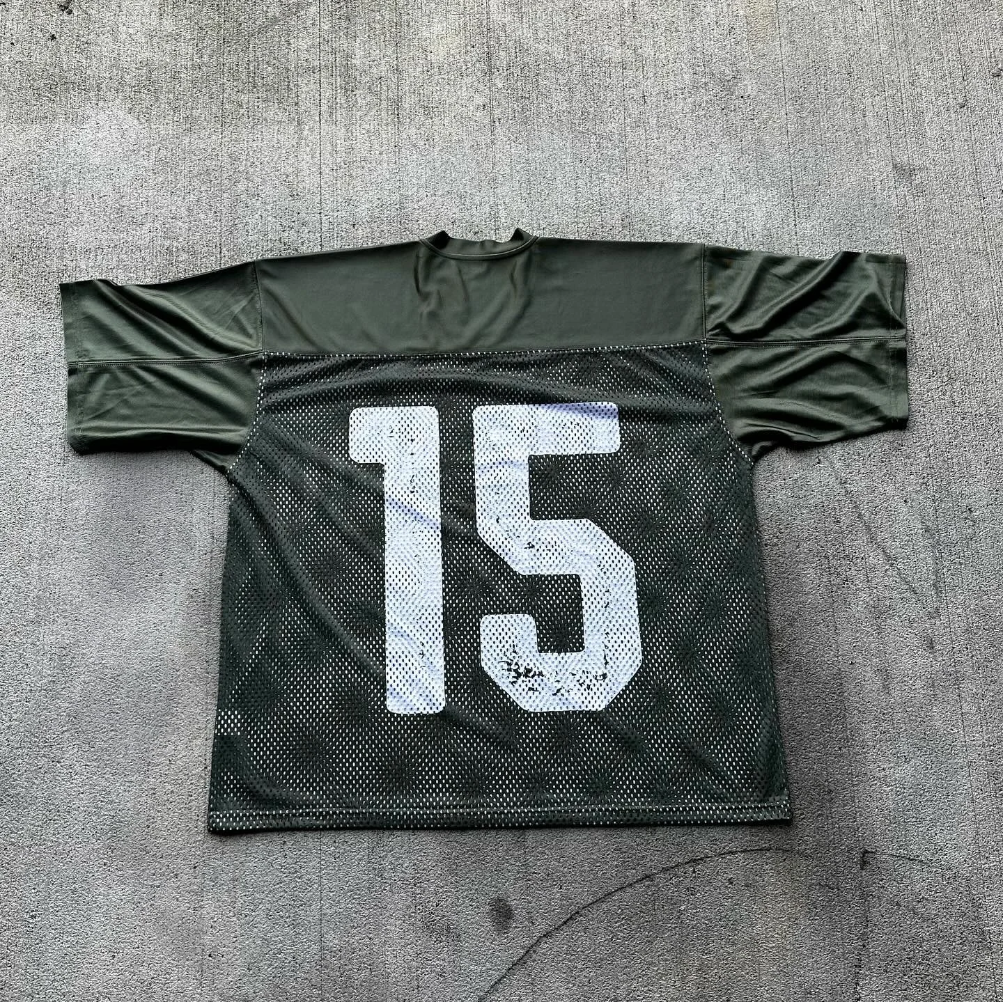 Custom Quick Dry V Neck Mesh Polyester Boxy Fit Heavyweight Tshirts Soccer Wear Baseball Football Shirts Jersey T-shirts for Men gallery 2