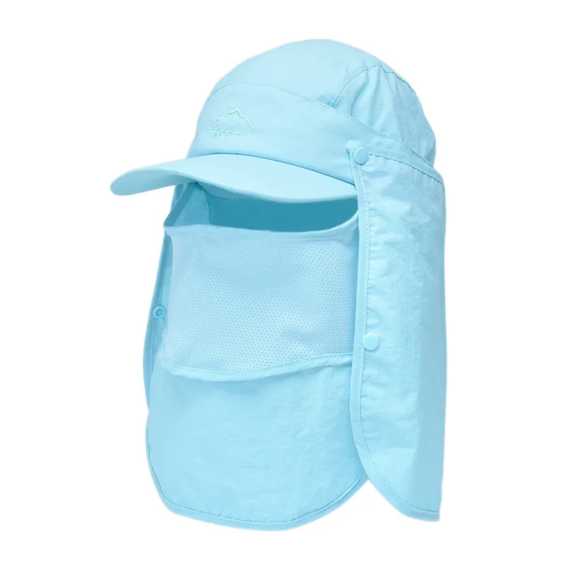 fishing hat with neck flap and