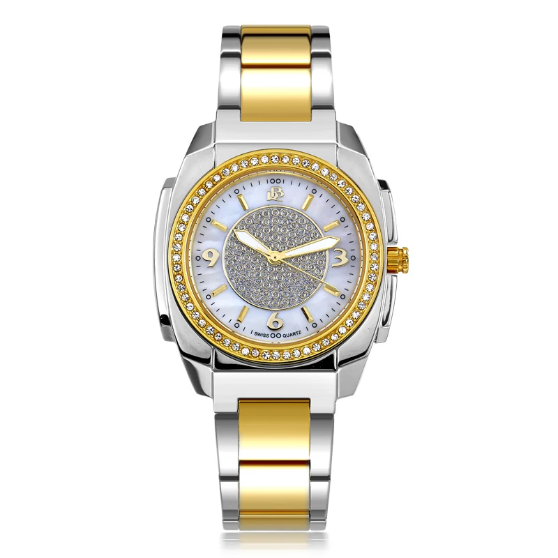 Polygon Design Watch Striped Vertical Line Dial Chinese Palace Design Fine Grain Belt Ladies Quartz Clock Watch