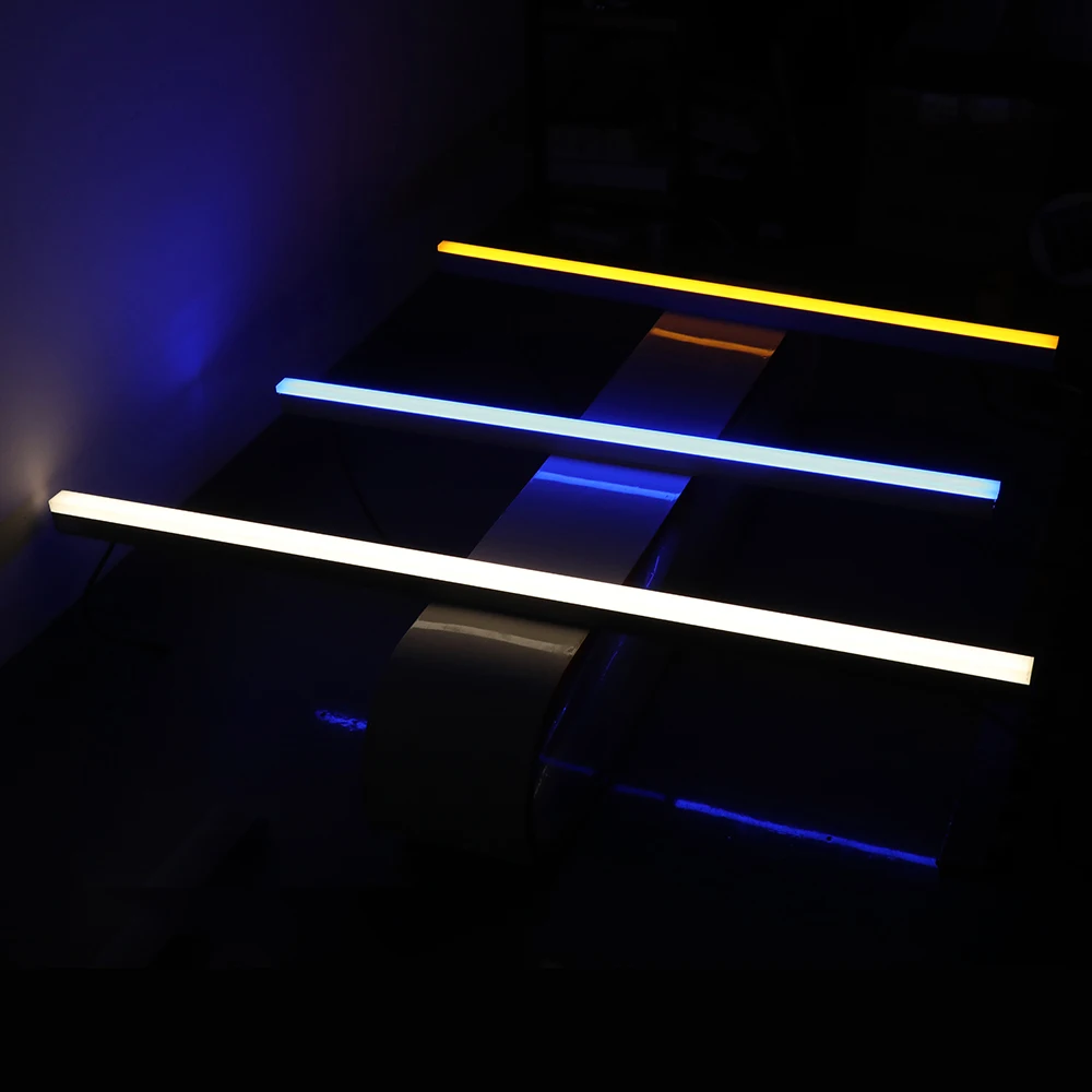 12W LED Linear Light Ceiling-Mounted Modern Lighting Aluminum IP65 Dark ...