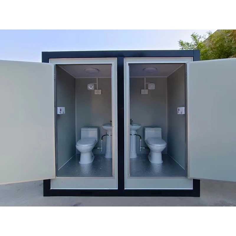 Wholesale Custom Made Portable Mobile Movable Public  Toilet Chinese Camping Design  Container Material