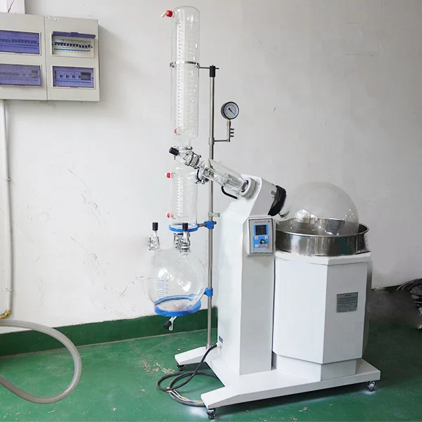 100l Jacketed Agitated Glass Reactor Double Glazing Reaction Kettle ...