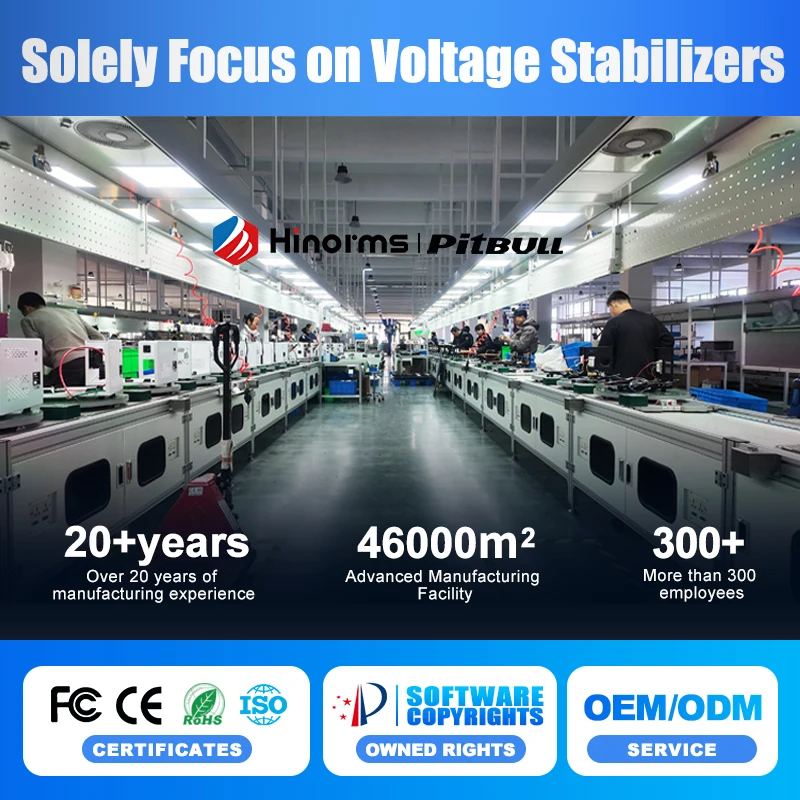 High Quality TMB-5KVA AC Single Phase AVR Regulator Pitbull Voltage Guard Wall Mounted Multi-protection Easy to Use and Install