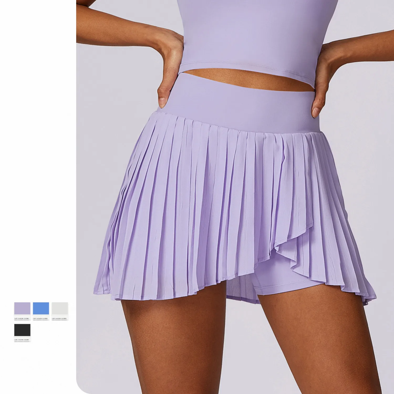 Purple librarian netball skirt