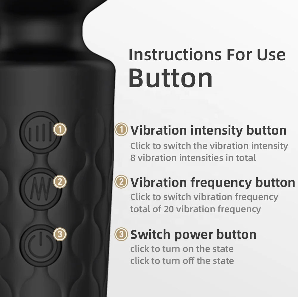 Wholesale Mini Powerful Clit Vibrator for Woman Clitoris Vibrating Massage AV Wand Erotic Mini Wand Vibrator