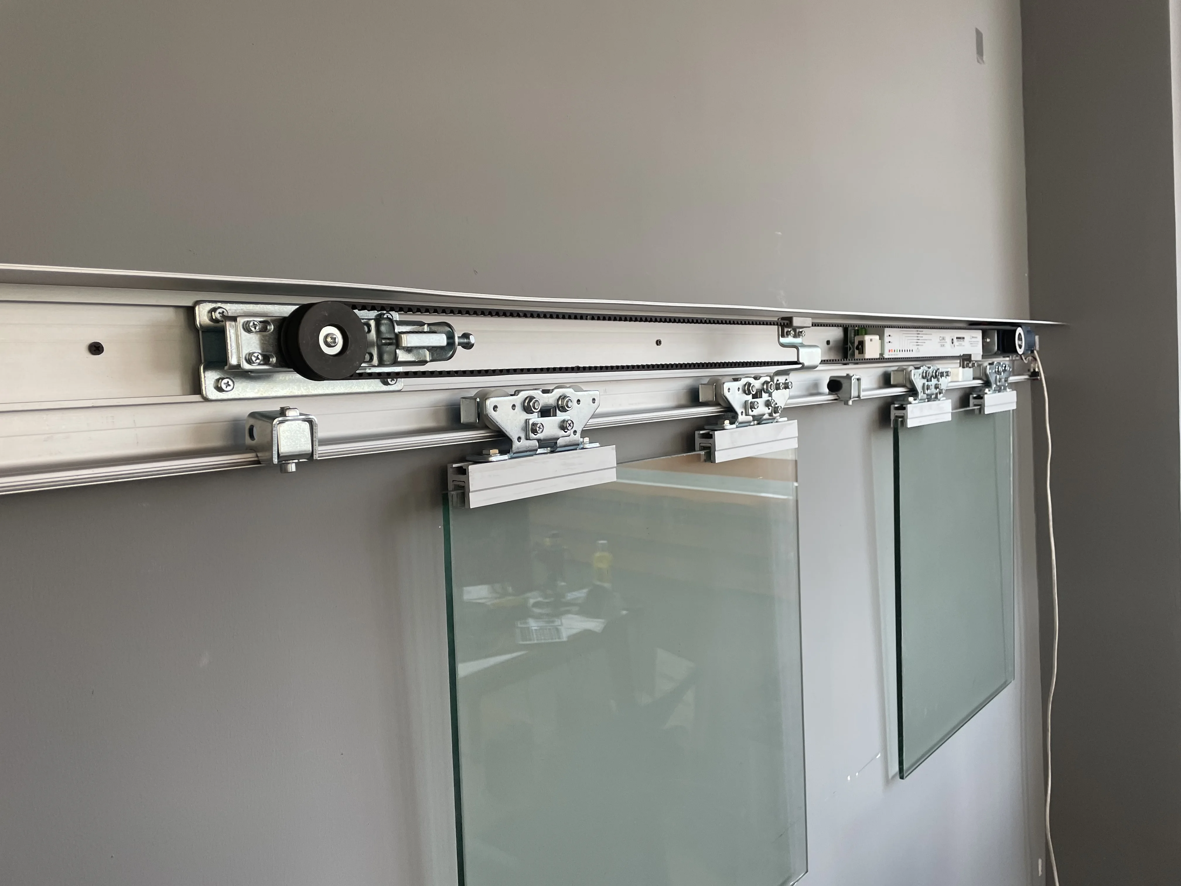 Factory Price Automatic Door System Telescopic Remote Sliding Door