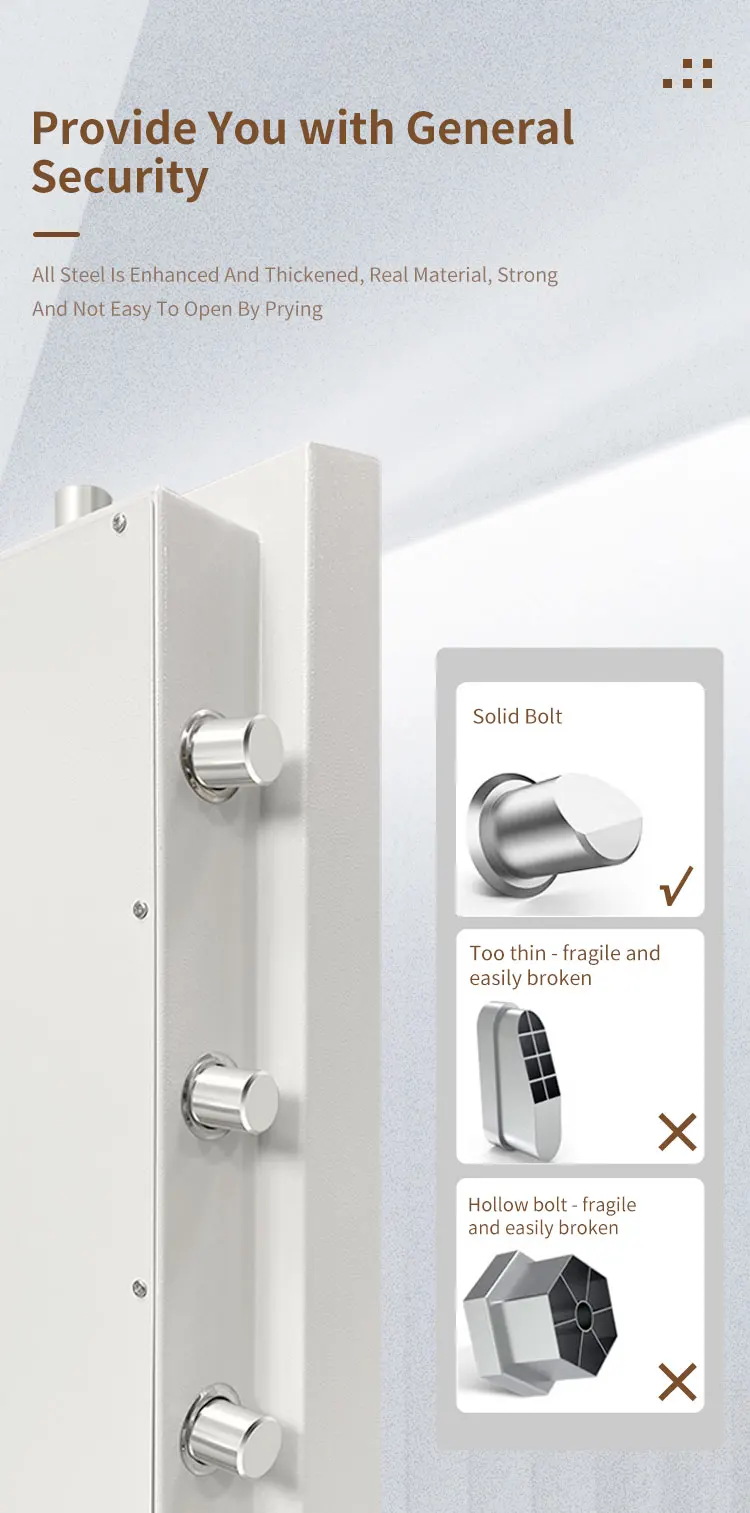 CEQSAFE High Security 2 Hours Fireproof Locker Safety Box Fire Resistant Safe manufacture