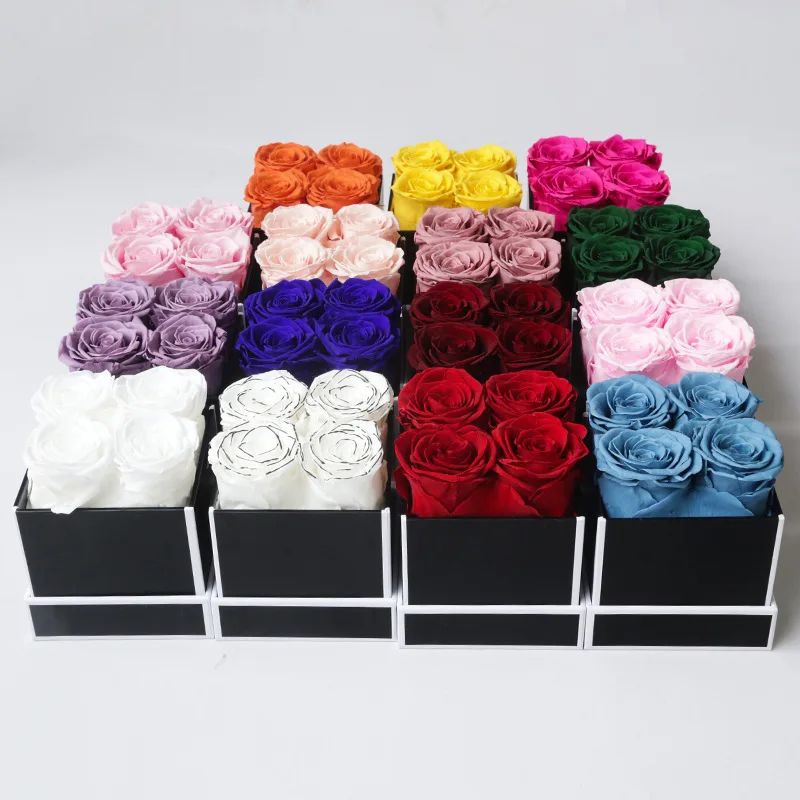 Wholesales Fresh Real Long Lasting Flower Red Preserved Roses Buy