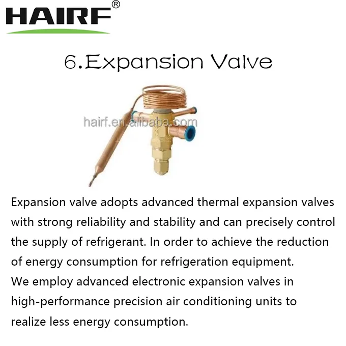 时，平均寿命10年。4.可选智能电子膨胀阀 (eev)。比传统恒温膨胀阀节能25%。