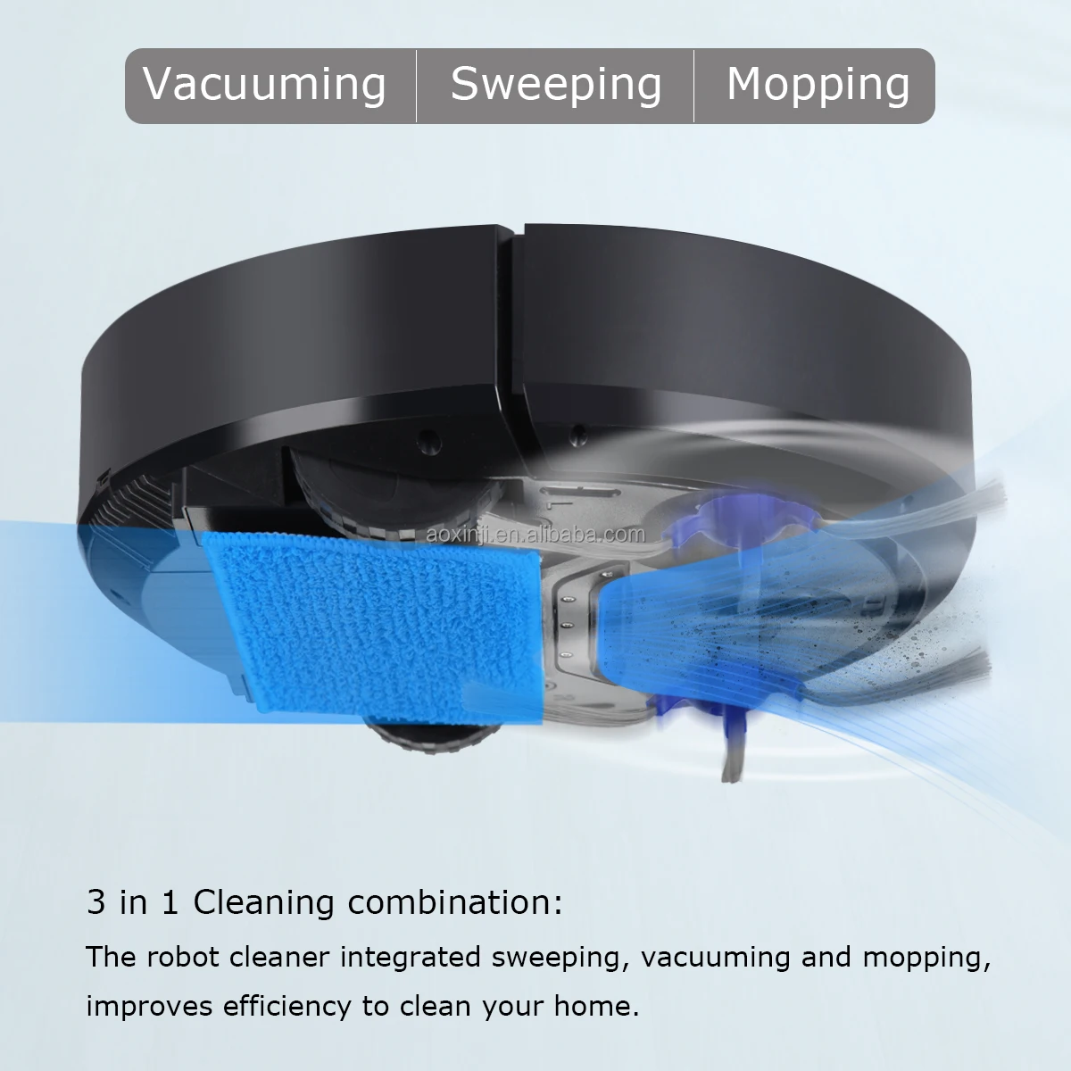 China Manufacturer Cleaning Appliances Home Vacuum Cleaner Cheap Self Charging Robotic Vacuum Cleaner with Docking Station