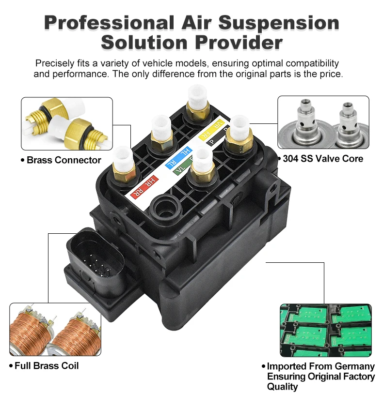 product durable solenoid valve block for mercedes benz s550 rwd base convertible 2017   oem replacement and stability-97