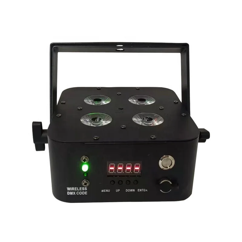 DMX Wedding 4x18 LED Par Can Stage Lights 4*18W RGBWAUV 6in1