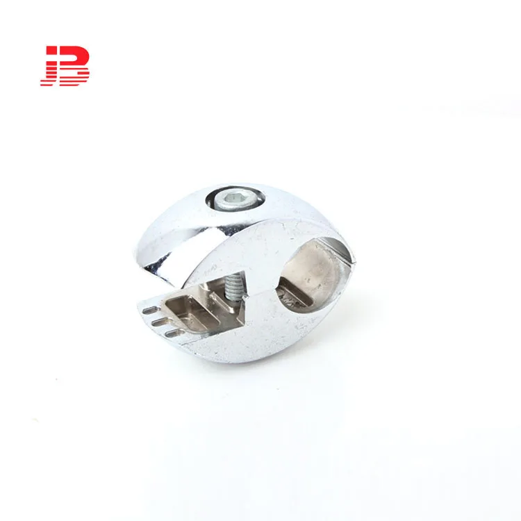 Chrome plating steel pipe cross connector/Punch metal fastener/Round tube joints