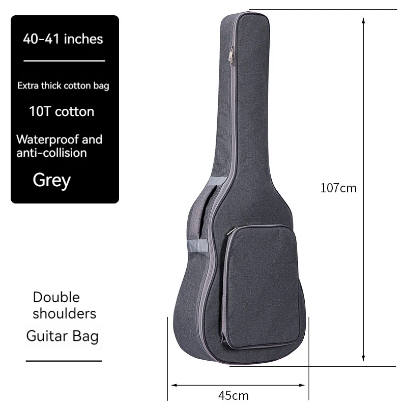 High Quality Customized Multi-Color Guitar Gig Bag Waterproof and Durable Oxford Material for Instrument Protection and Travel