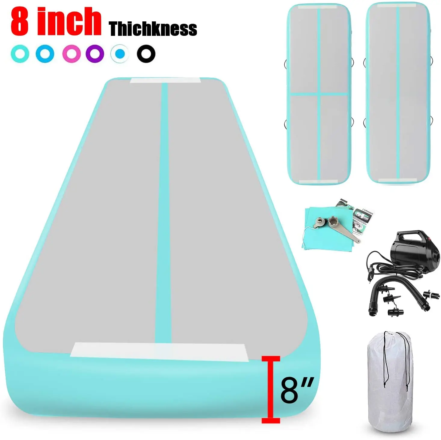 Гимнастический воздушный трек на заказ с китайской фабрики акробатик для продажи надувная гимнастика