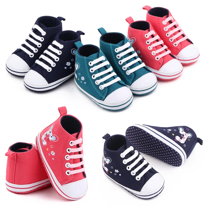 Foreign Trade Popular Cheap Softsole Baby Canvas Shoes manufacture