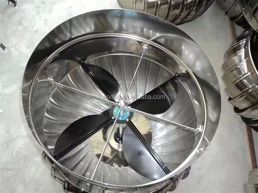 Natural Wind-driven Roof Fan, 500mm, Stainless, Steel - detail 8