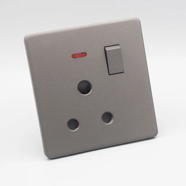 Factory Supplier PC Material 15A Socket Best-selling Home Light Wall Switch Socket