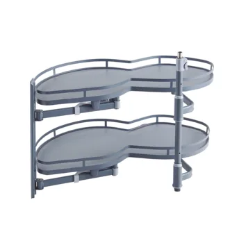 Modern Stainless Steel Pull-Out Basket for Kitchen Cabinets Easy Installation Plastic Furniture Hardware Organizer