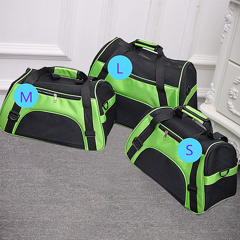 Breathable Mesh Dog Carrier Handbag - Lightweight Summer Carry Bag For Small Pets, Khaki