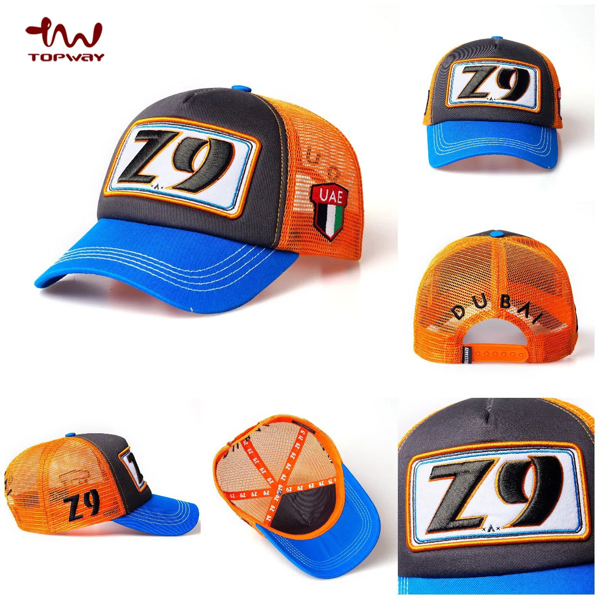 Wholesale Custom Waterproof 5 Panel Blank Embroidery Patch Trucker Cap
