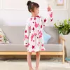 flannel robe-powder five stars