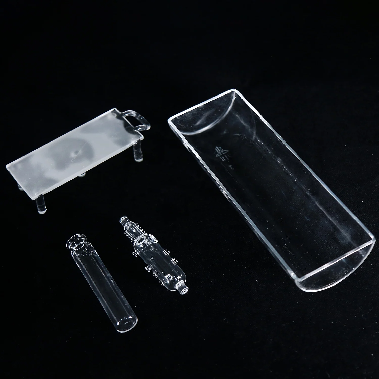 Стеклянная лабораторная колба Эрленмейера коническая