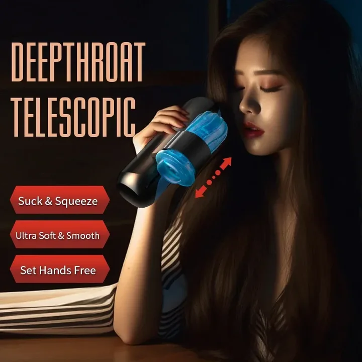 Original Multi Adapteable External Auto Stroker Masturbator with 7cm Thrusting 10 Vibrating Male Masturbator Cup Sex Toy for Men