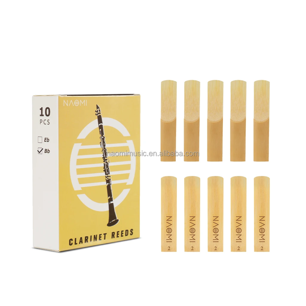 最大12%OFFクーポン NAOMI 10pcs/1パックBbクラリネットリード強度2.0 管楽器・吹奏楽器