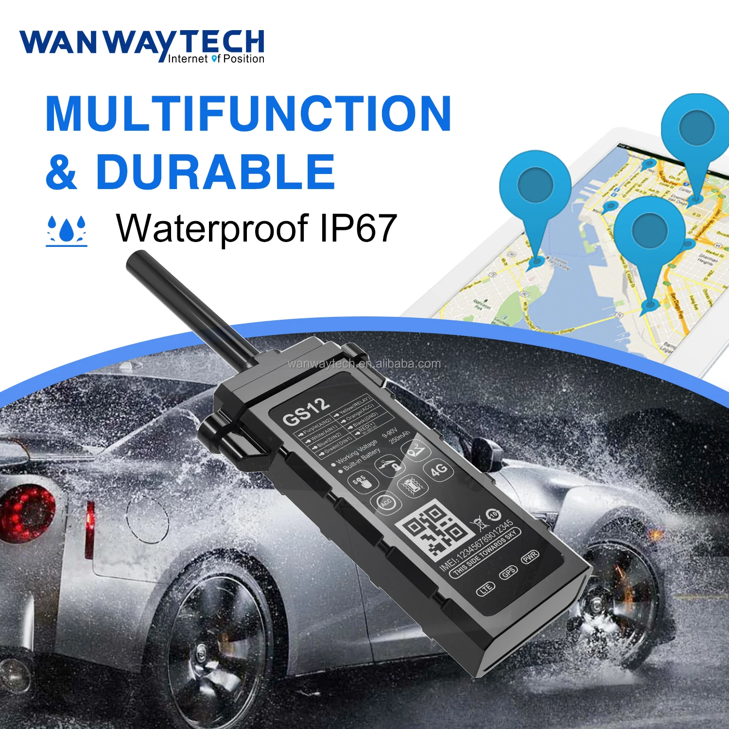 New 4g Whole Long Standby Battery Life Vehicle Fleet Management Gps