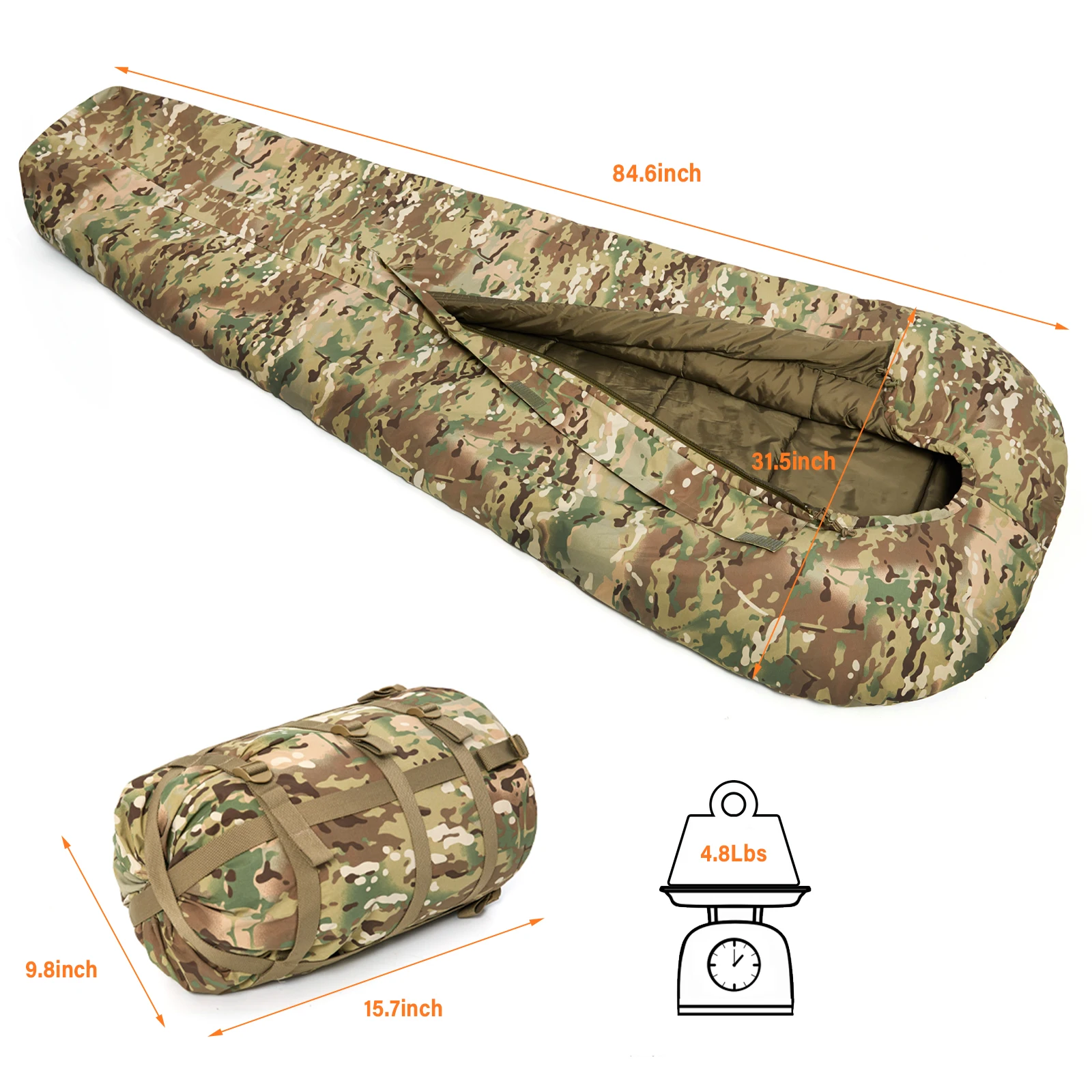 Rifleman Gm Modular Sleeping System Multicam Bivy Cover Winter Sleeping