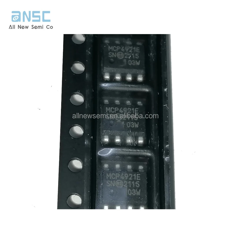 Hot sale Original MCP4921-E/SN IC DAC 12BIT V-OUT 8SOIC 12 Bit Digital to Analog Converter 1 8-SOIC String DAC Surface Mount