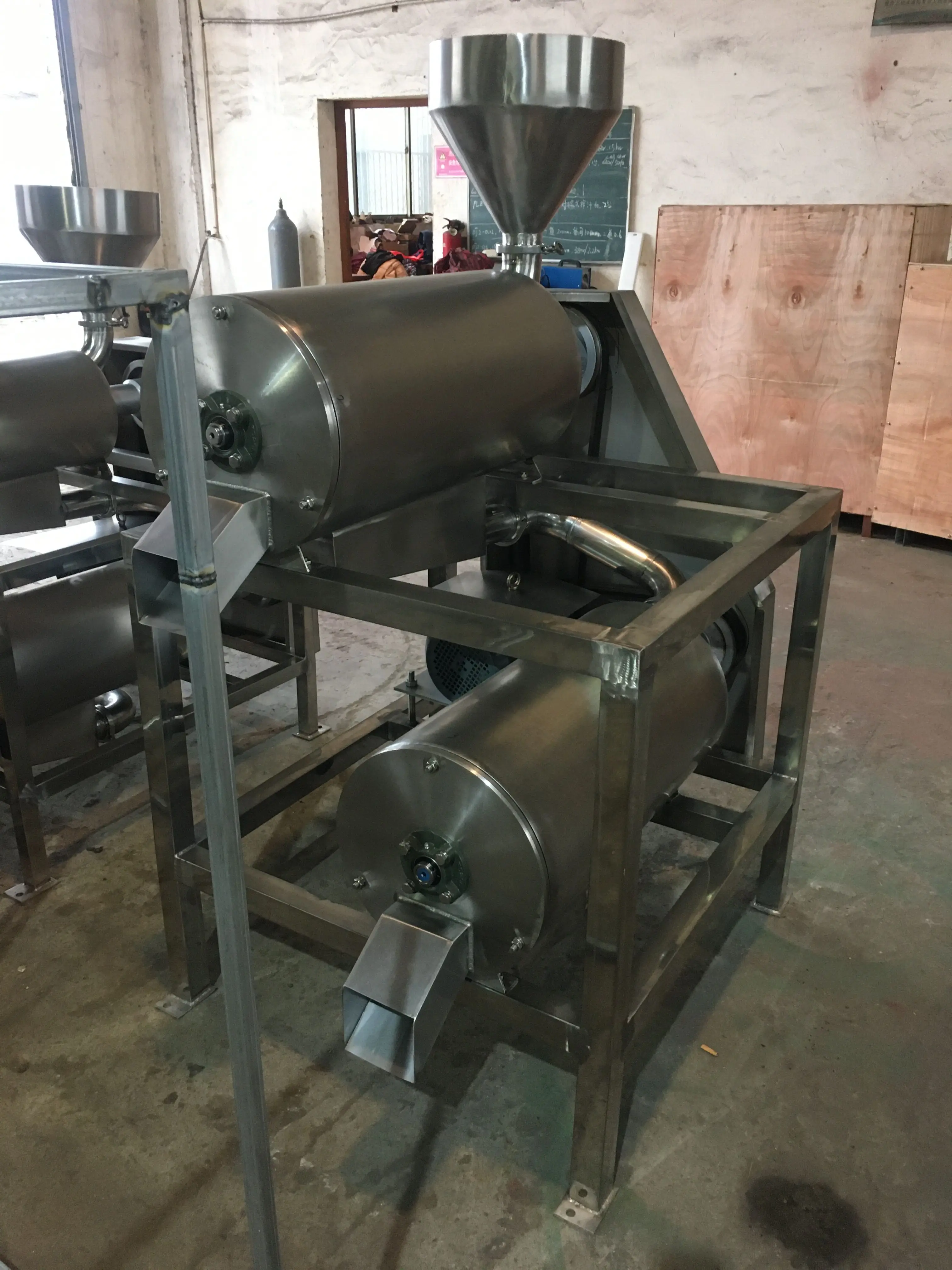 Tamarind Plum Peach Seed Pit Removing Destoner Tomato Banana Pulper Making Machine Fruit Mango