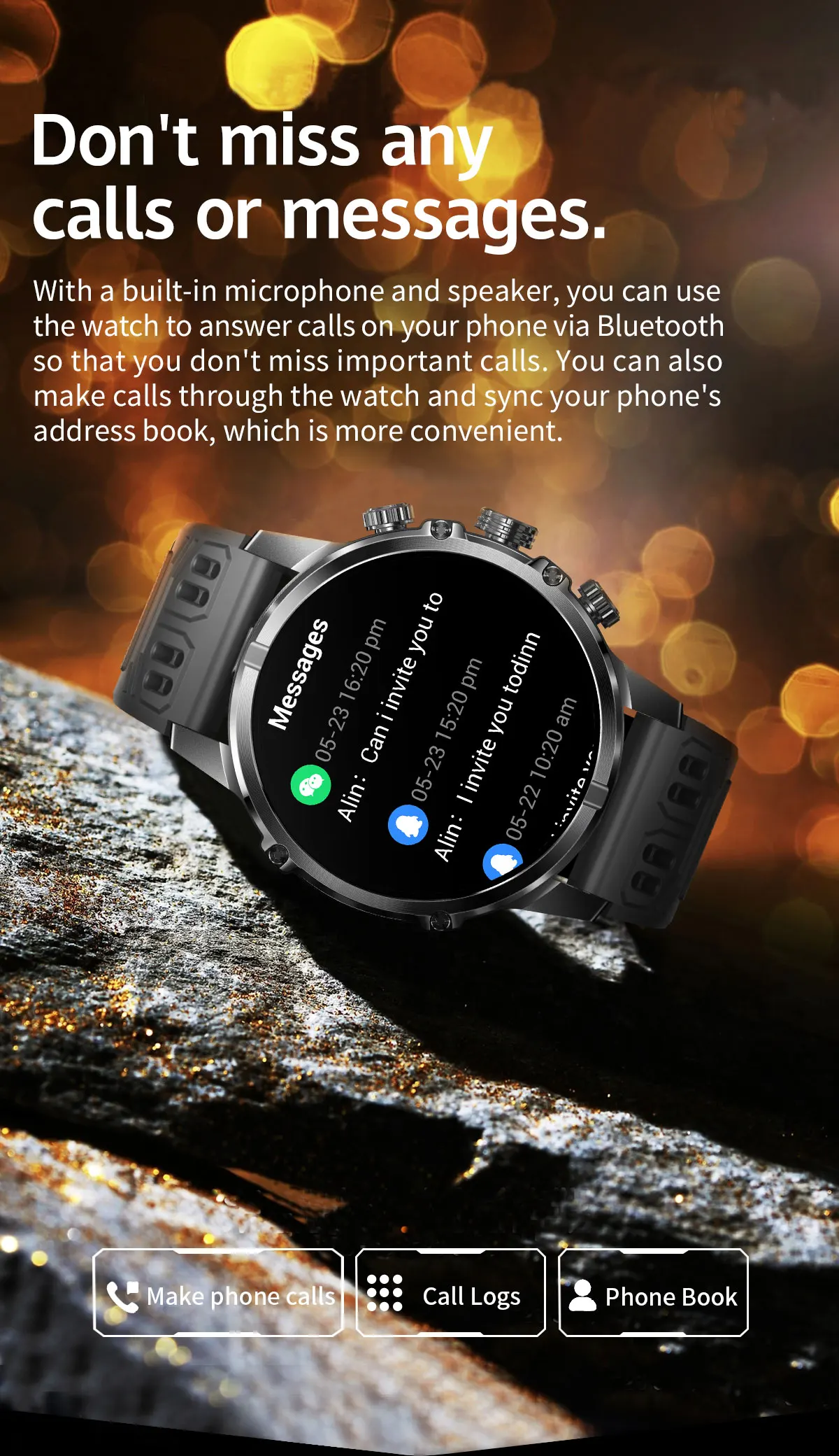 Chinese factory supplier supply  Cf53 Smart Watch 1.75inch Amoled Heart Rate Bt Calling Heart Rate Blood Oxygen Men Outdoor Sports Smartwatch With Flashlight - Buy 2025 Smart Watch With Flashlight smart Watch Amoled outdoor Sports Smartwatch With Flashlight Smart Watch With Heart Rate Monitor